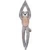 Deluxebase EcoBuddiez Tree Huggers - Lupo Peluche da Appendere di 72cm realizzato con Bottiglie di Plastica Riciclate. Peluche morbido ed eco-friendly e regalo coccoloso perfetto per i bambini.