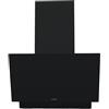 Cata Cappa decorativa Thalassa 700 GBK/G Pannello di controllo elettronico 4 velocità 3+1 Turbo Motore extra silenzioso Livello sonoro 50 db 70 cm Colore nero