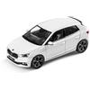 Skoda 6VA099300S9R Fabia A07 - Modellino auto in miniatura, scala 1:43, colore: Bianco