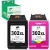 COLORETTO 302XL Cartucce d'inchiostro Sostituzione per HP 302 XL Compatibile con Deskjet 1110 2130 3630 3639 3636 Envy 4510 4520 4522 4527 4525 4528 Officejet 3831 3833 4654 4658 5230 4652 Nero Colore