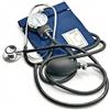 Belmalia Sfigmomanometro Aneroide con Stetoscopio Doppio, Pera, Manometro, Bracciale, Borsa per Servizio di Emergenza, Medico, Consultazione, Blu Nero