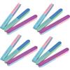 MiJunHD 10 pz/confezione di lima per unghie a 7 lati levigatura buffer bordo smeriglio cura unghie manicure pedicure strumento per taglio unghie lucidatura brillante