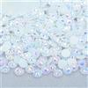 EDOSSA 5 6mm Rosa AB Fiore Rotondo Strass Unghie Cristallo Strass Adesivi Flatback Pietre Resina per Unghie Vestiti Gioielli Artigianato-Jelly White AB,6mm 200pcs