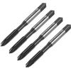 QUARKZMAN 4pz Metrico Spirale Punta Filettatura Maschi M6 x 1 H2 Rivestito Nitruro Vite Maschiatura Completamente Terra Acciaio Alta Velocità 6542 Utensile per Meccanici Riparazione