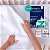 ZenPur Coprimaterasso 60 x 120 cm, confezione da 2, prodotto in UE, certificato Oeko-Tex Standard 100, cotone, impermeabile e resistente, protezione e comfort in uno