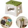 Ollimy Sgabello Pieghevole Per Bambini,Antiscivolo Scala Pieghevole In Plastica, Sgabello Campeggio, Scalino Pieghevole Multiuso Per Bagno, Cucina E Soggiorno (Verde -19 cm di altezza)