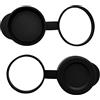 Generic 32mm binocolare/monocolo Obiettivo Tappi Lente Interno Diametro 42.6-43.6mm Copertura In Gomma Nero