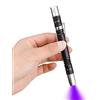 MODOAO Torcia UV Ultravioletti 2 in 1 Torcia LED Lampada UV torcia penna con clip Rilevatore per Urina Animale Domestico, Ispezione Hotel, Macchie Secche e Cimici