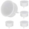 HCFEI 5x LED Lampadina 5W per Faretto da Incasso, ultrapiatto ø50x22mm 120° dimmerabile Bianco neutro 4000K 230V, sostituisce la Lampadina GU10 MR16