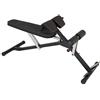 Fitness Reality Unisex x-Class Luce Commerciale Multi-Workout Addominale Posteriore/Hyper Extension Bench, Nero, Taglia Unica