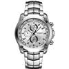 Curren originale da uomo sportiva impermeabile orologio in acciaio INOX di buona qualità 8025 argento bianco