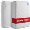 PIKOLIN Coprimaterasso per Culla Impermeabile 70 x 140 cm 32 cm di Altezza Traspirante Silktouch e Certificato Oeko-Tex - Protettore di Materasso Lettino Imbottito Anallergico e Lavabile