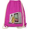 Texlab Unisex - Adulti VEND-230568 Sacca da palestra, Fucsia, 38 cm x 42 cm