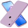 EASSGU Custodia per HUAWEI Y6 2019 / Y6 Pro 2019 / HONOR 8A / Y6S 2019 (6.09 Inches), Cover Morbida in Silicone TPU - Erba Viola