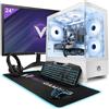 Vibox III-24 PC Gaming - 24 Pacchetto Monitor - 8 Core Intel i7 9700KF Processore 4.8GHz - GTX 1650 4GB - 16GB RAM - 1TB SSD - Windows 11 - WiFi