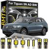 BMT xms 13pz Kit di Luci LED per Interni per VW Tiguan 5N AD BW 2007-2021, Lampadine LED per Interni Auto e Camion 6000K Bianco Luminoso