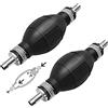 Yvyan 8 mm Pompa Manuale per Carburante - 2 Pezzi, Lampadina Pompa, Gasolio Pompetta, per auto, navi, per carburante, benzina, gas e diesel