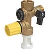 SOMATHERM FOR YOU - Safety Group sede teflon NC 20/27 (3/4 '') per l'acqua dura con una guardia d'aria dritto. Evita sovrappressione nel boiler. Corpo di sicurezza obbligatoria per scaldabagni.