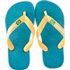 Havaianas Brasil Logo, Infradito Unisex - Bambini e ragazzi, Vibe Green, 23/24 EU