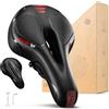 YOUNGDO Sella per Bicicletta Comoda, Sella Bici Gel Ergonomico | Uomo Donna Sellino Bicicletta Traspirante per Biciclette da Strada, Mountain Bike, City Bike