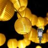 Gresonic 20 luci LED Lampione/Lanterne decorativa per giardino, Natale, Party, Matrimonio, all'interno e all'esterno con la spina classico bianco caldo