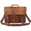Fatto a mano Vecchia borsa da uomo vintage in pelle Messenger Mack book tracolla computer ...