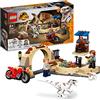 LEGO Jurassic World Atrociraptor: Inseguimento sulla Moto, con Dinosauro Giocattolo e 2 Minifigure, Giochi per Bambini e Bambine dai 6 Anni in su 76945