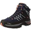 CMP Donna Rigel Mid Wmn Trekking Shoe Wp Scarpe, Blue/Jade Peach, 41 EU