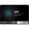 Silicon Power SSD 512GB 3D NAND A55 SLC Cache Performance Boost 2.5 Pollici SATA III 7mm (0.28) SSD interno