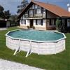 GRE Piscina fuori terra rigida GRE KIT500N L int 5 m x 3 m H 1.2 m