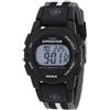 Timex Orologio Timex Expedition Digital CAT 33mm unisex - Cassa nera con cinturino in tessuto a righe nere e grigie T49661