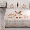 PETTI Artigiani Italiani - Copriletto Singolo Estivo 170x260cm 100 g/m² Double Face, Trapuntino Letto Singolo Primaverile, Trapunta Leggera, Teddy Tortora, 100% Made in Italy