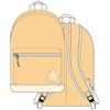 CONVERSE 10020533-A07 GO 2 BACKPACK Giallo Unisex Adulto ZAINO Taglia Unica