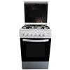 LAREL - Cucina a Gas L5005VB 4 Fuochi a Gas Forno a Gas Dimensioni 50x50 cm Colore Bianco