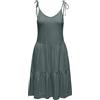 ONLY Onlmay Life S/L Peplum Dress CS Jrs Abito Estivo, Balsamo Verde, S Donna