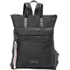 Miss Lulu Zaino da Donna alla Moda per Viaggi Leggero in PU con Spallacci Boho-chic Impermeabile Borsa a Spalla Casual Daypack (Nero)
