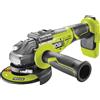 Ryobi R18AG7-0 Smerigliatrice Angolare Brushless a Batteria 18V ONE+, Batteria Non Inclusa, Diametro Disco 125mm