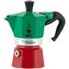 Bialetti MOKINA BIALETTI Mini Moka 40 cc Espresso Mezza Tazza ½ Tricolore Italy