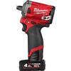 Milwaukee 4933464616 Avvitatore A Impulsi Compatto 12 Volt 1/2" 2,0Ah E 4,0Ah Tecnologia Fuel