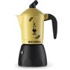 Bialetti Caffettiera Orzo Express, 2 Tazze, Pensata per preparare un Orzo Espresso, Non adatta a induzione, Giallo