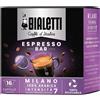 Bialetti Caffè d'Italia Milano, Intensità 7, Confezione da 16