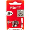 Milwaukee 4002395385331 - Inserti per avvitatore Shockwave Gen II TX10/25 mm, 2 pezzi