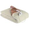 Lancalor SCA1A1A46E-N Coprimaterasso 150cm Scaldaletto Scalda Letto Elettrico Singolo 100% Lana