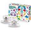 Illy Art Collection Pascale Marthine Tayou 2 Tazze da Cappuccino Numerate Firmate