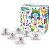 illy Art Collection Pascale Marthine Tayou 6 Tazze Cappuccino Numerate Firmate