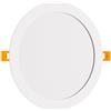 Pannello LED Rotondo 20W 2.000lm Foro Ø205-210mm Osram LED Dimmerabile Colore Bianco Caldo 3.000K