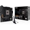 ASUS TUF GAMING B650M-PLUS WIFI Scheda Madre Gaming micro ATX, AMD B650, AM5, DDR5, 3xPCI 4.0, WiFi 6 (802.11ax), Intel 2.5Gb Ethernet, Realtek 7.1, 2xM.2, 4xSATA 6GB/s, Aura Sync RGB, Nero