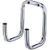 Alberts 856175 Gancio a parete, disponibile in varie versioni, angolato doppio, zincato blu, diametro Ø12 mm, 115 x 80 x 90 mm, Set da 5