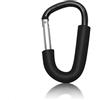 BeiLan Buggy Ganci Moschettone, Passeggino Carrozzina, Passeggino clip, alluminio custodia supporto, Stroller Hooks,14 * 8cm(5.5*3.1)