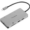 ‎Targus Targus Docking station USB-C doppia HDMI 4K con PD Pass-Thru da 100 W, grigio (D